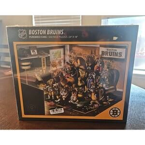 YouTheFan NHL Boston Bruins Purebred Hockey Fans Nailbiter Puzzle 500 Pc